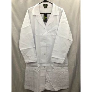 Natural Uniforms Unisex 40 In. Lab Coat Long Sleeve Large NWT